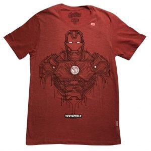 Polo manga corta rojo Iroman