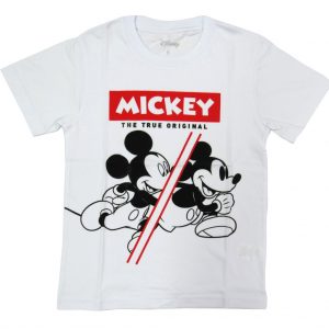 Polo manga corta Mickey 90 en el tiempo