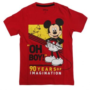 Polo manga corta rojo Mickey 90