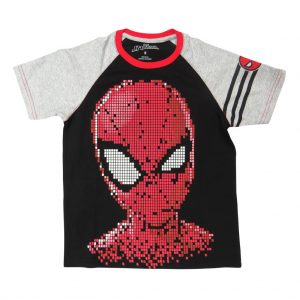 Polo manga corta spiderman rostro