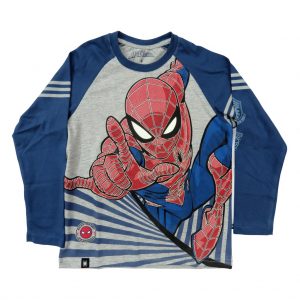 Polo manga larga tonos Spiderman