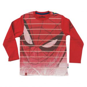 Polo rojo manga larga de Spiderman