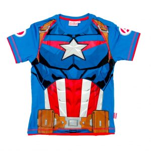 Polo manga corta Capitán América torso