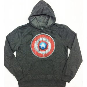 Polera Gris de Capitan América