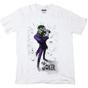 Polo manga corta blanco Joker