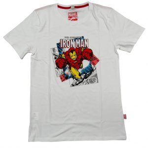 Polo manga corta blanco Marvel Comics IM