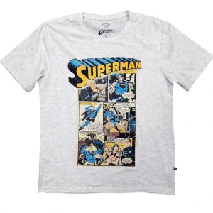 Polo blanco Superman Comic