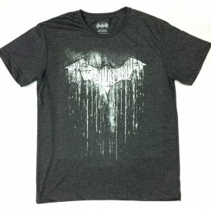 Polo manga corta gris Batman símbolo